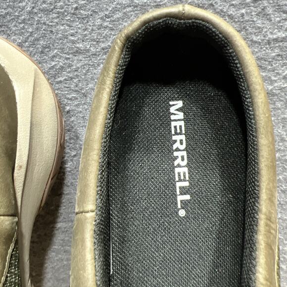 Merrell Encore Breeze 4 Army Green Slip On Clog Mule Shoes Womens Size 12 - Picture 5 of 11